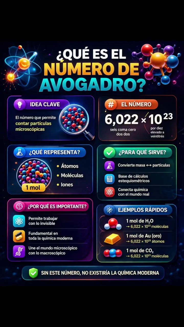 El número de Avogadro